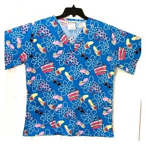 NWT beach party scrub top😎🏝
